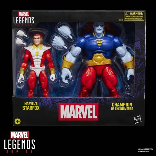 MARVEL LEGENDS STARFOX & CHAMPION OF THE UNIVERSE 2-PACK