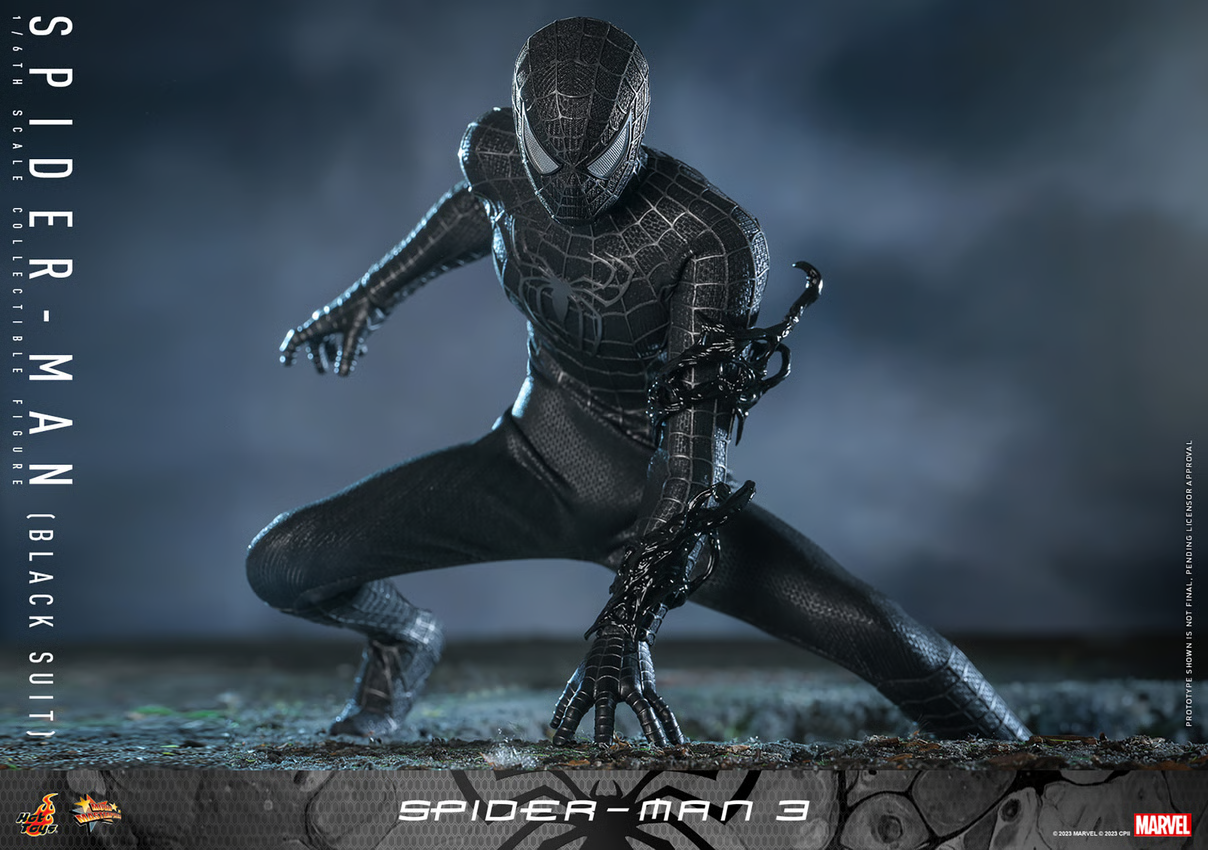 SPIDER-MAN 3 BLACK SUIT DELUXE VERSION 1/6TH