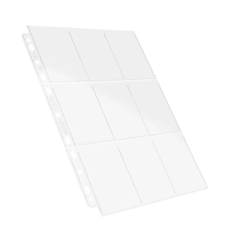 ULTIMATE GUARD 100 9 POCKET TRANSPARENT TOP-LOADING PAGES