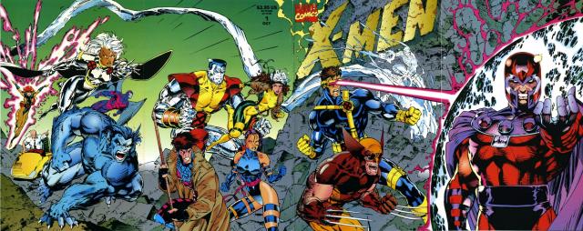 X-Men (1991) #01 Jim Lee Wraparound Gatefold Variant VF
