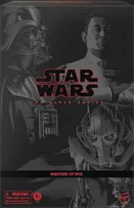 STAR WARS BLACK LABEL MASTERS OF EVIL 3 PACK