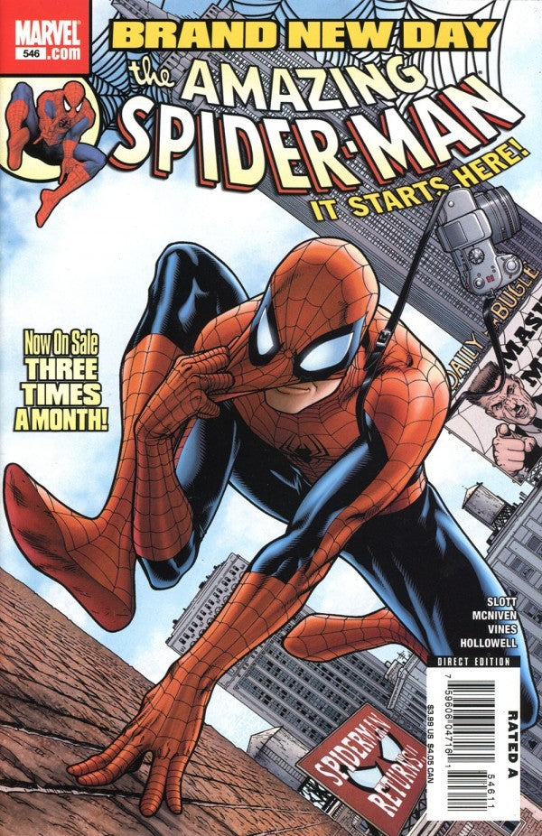 Amazing Spider-Man (1998) #546 NM 1st full Mr. Negative