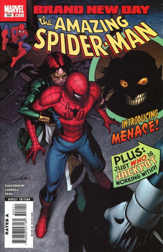 Amazing Spider-Man (1998) #550 1st Appearance of Menace