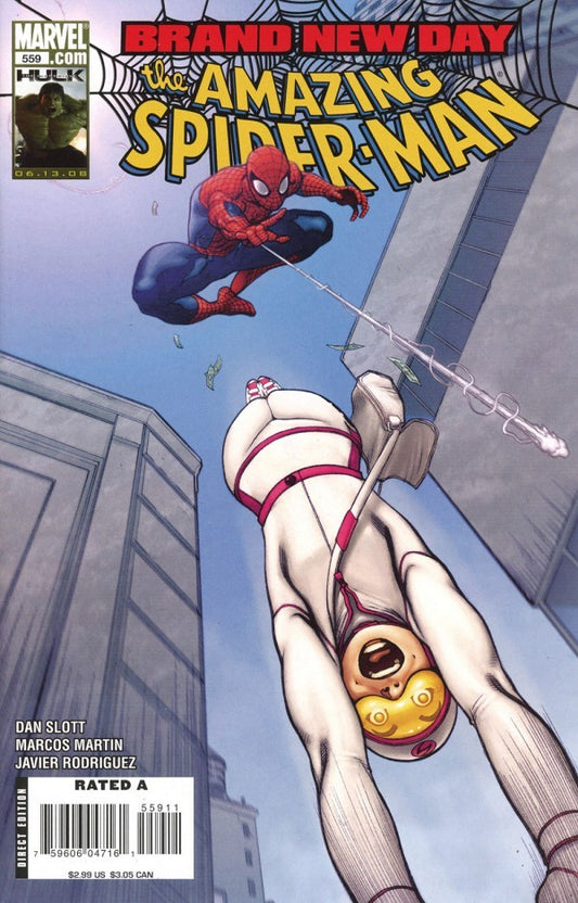 Amazing Spider-Man (1998) #559 NM 1st Screwball & Paper Doll