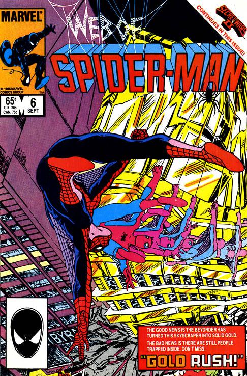 Web of Spider-Man (1984) #06 NM Cover Connects with Amazing Spider-Man #268