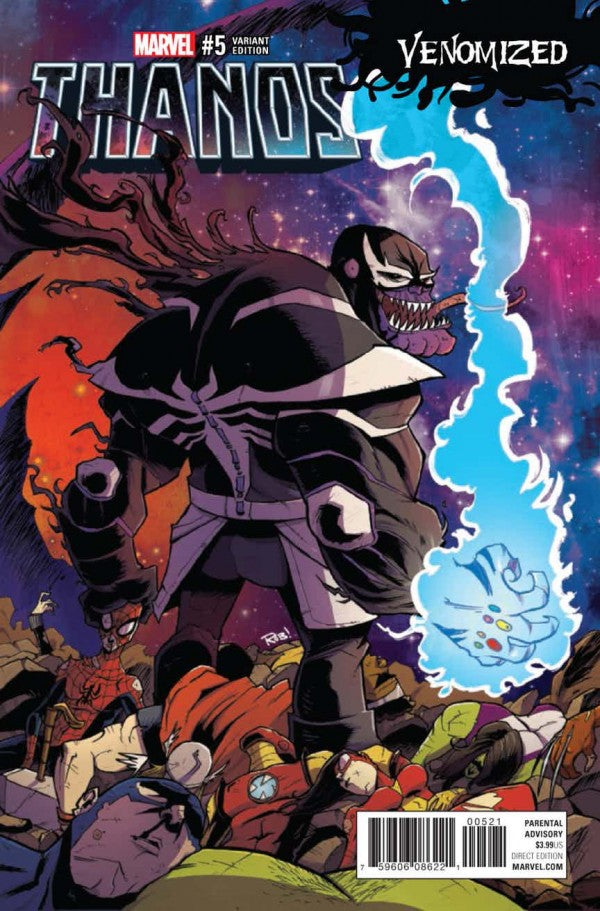 Thanos (2016) #05 NM Venomized Variant