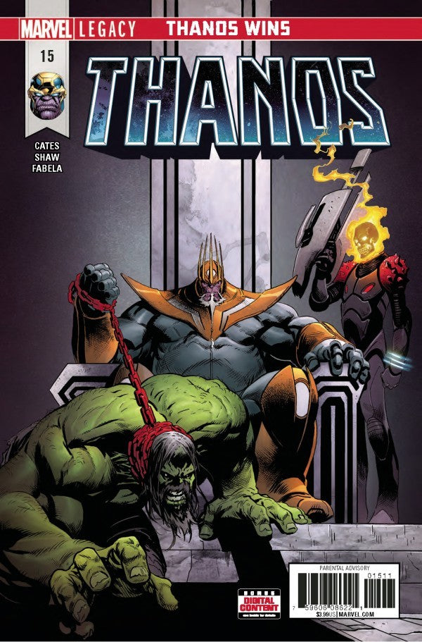 Thanos (2016) #15 NM 1st Cameo of the Fallen One