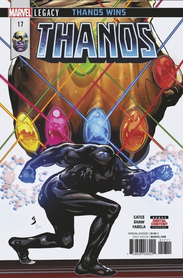 Thanos (2016) #17 NM Death of Fallen One, Iconic Cover