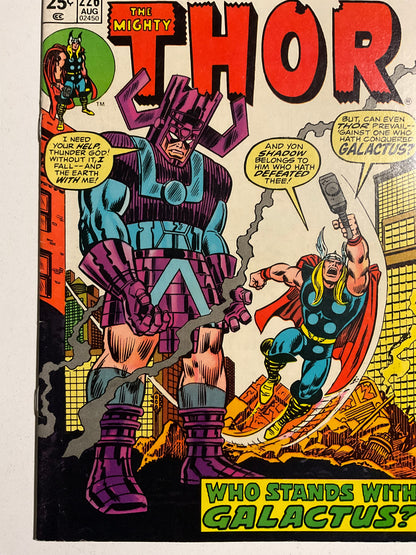 Thor (1966) #226 VF- 2nd Firelord, Galactus Cover by Romita, SR MVS Intact #58 Mandarin
