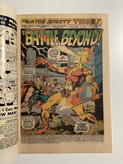 Thor (1966) #226 VF- 2nd Firelord, Galactus Cover by Romita, SR MVS Intact #58 Mandarin