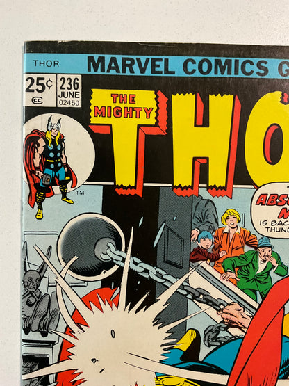 Thor (1966) #236 VF- MARK JEWELERS INSERT