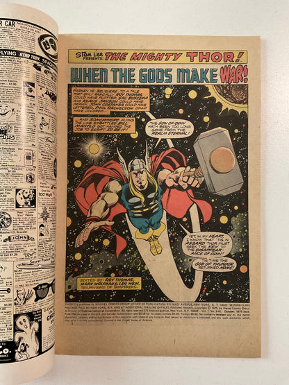 Thor (1966) #240 VF- 1st Seth in Modern Age, 1st Mimir Uncle of Odin