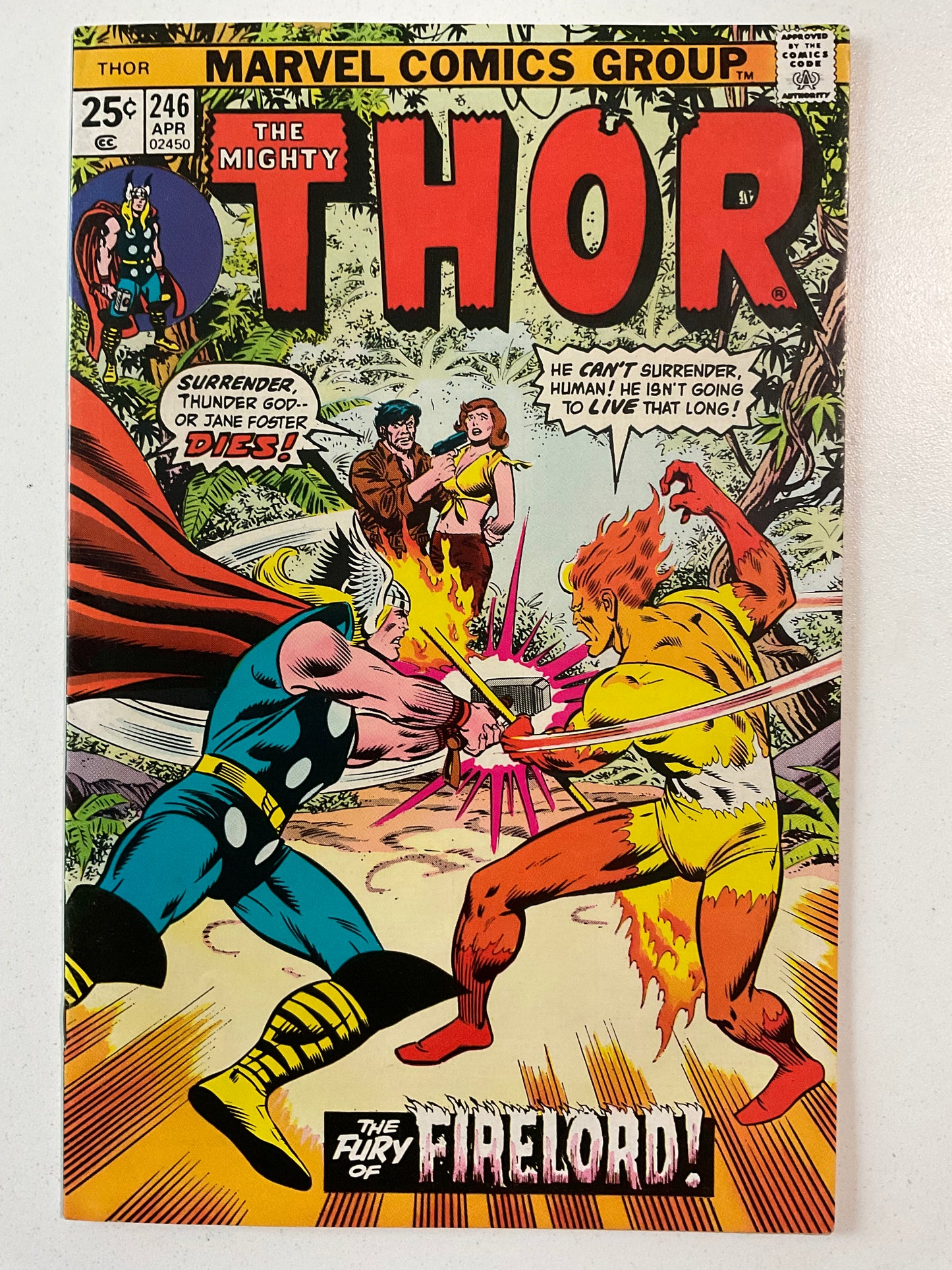 Thor (1966) #246 VF Thor Battles Firelord MVS INTACT