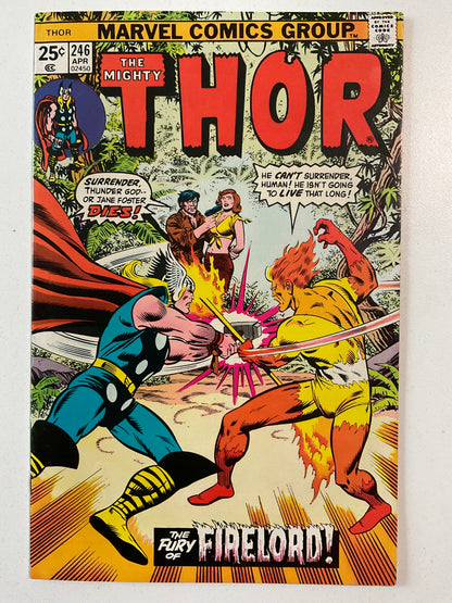 Thor (1966) #246 VF Thor Battles Firelord MVS INTACT