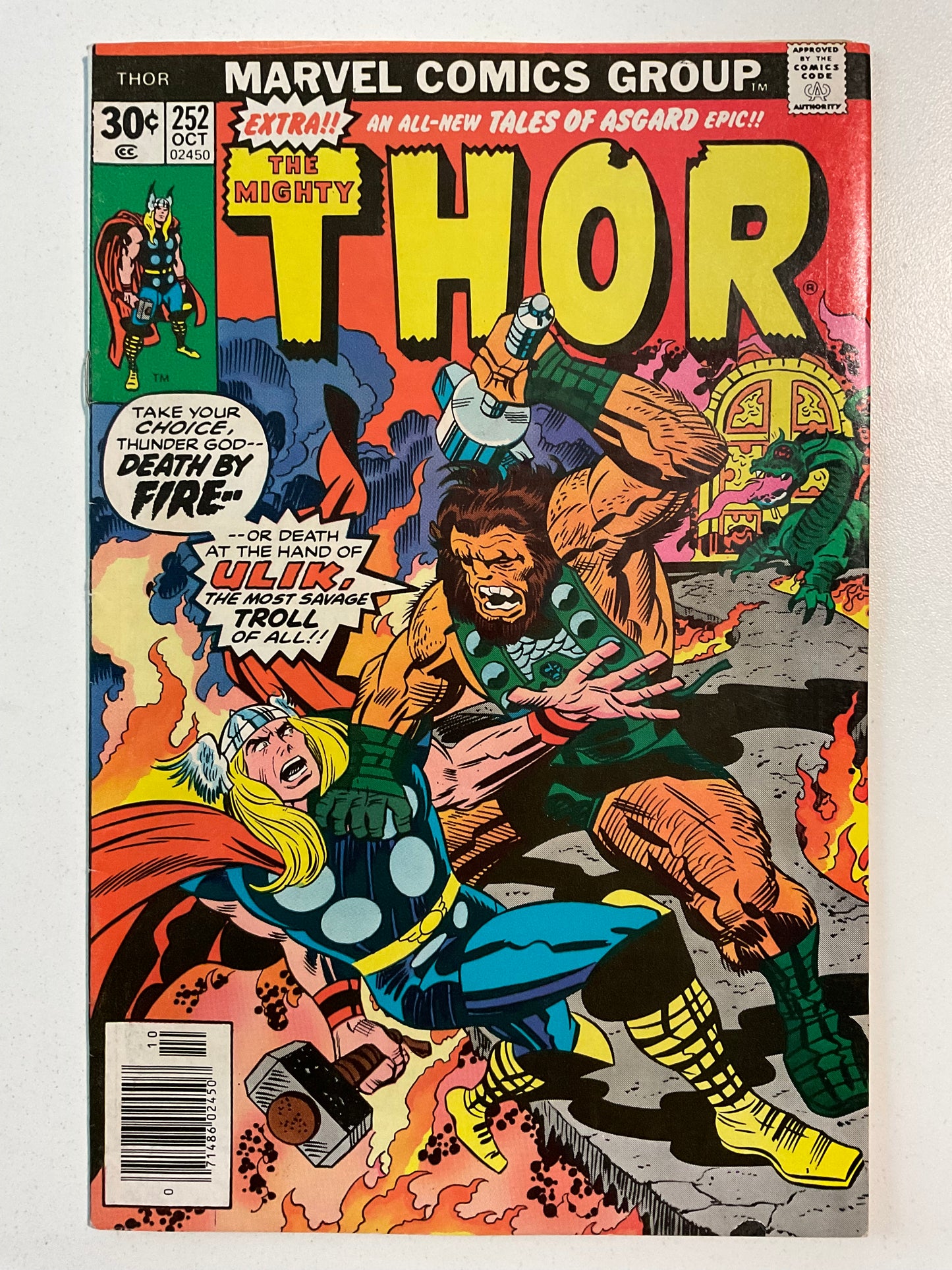 Thor (1966) #252 VF- Newsstand Jack Kirby Cover