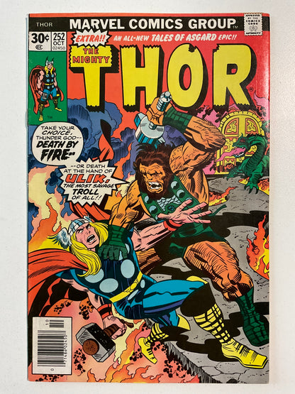 Thor (1966) #252 VF- Newsstand Jack Kirby Cover