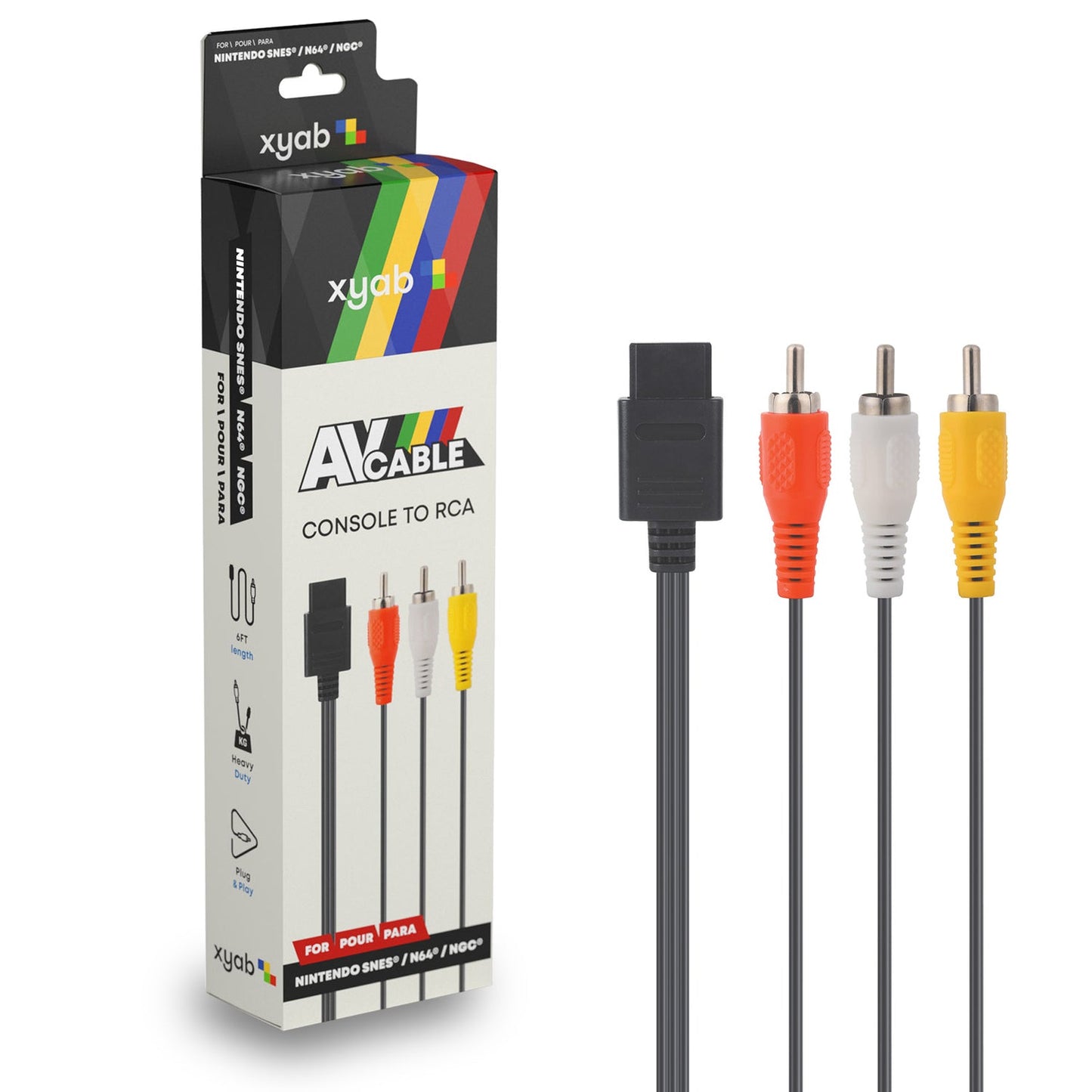 SNES/N64/GAMECUBE AV CABLE