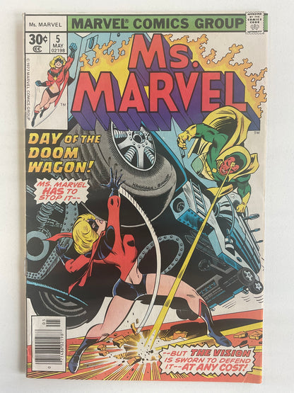 Ms Marvel (1977) #05 FN+ Newsstand