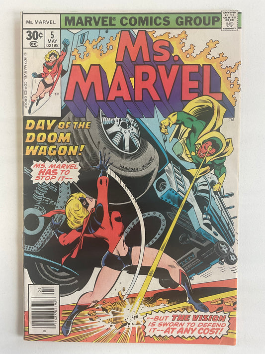 Ms Marvel (1977) #05 FN+ Newsstand