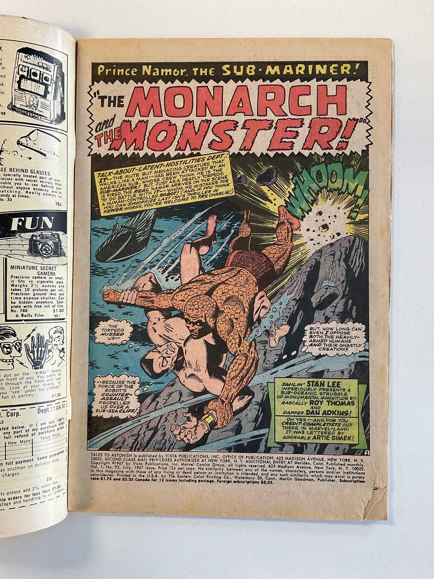 Tales to Astonish (1958) #93 G/VG Iconic Cover by Marie Severin