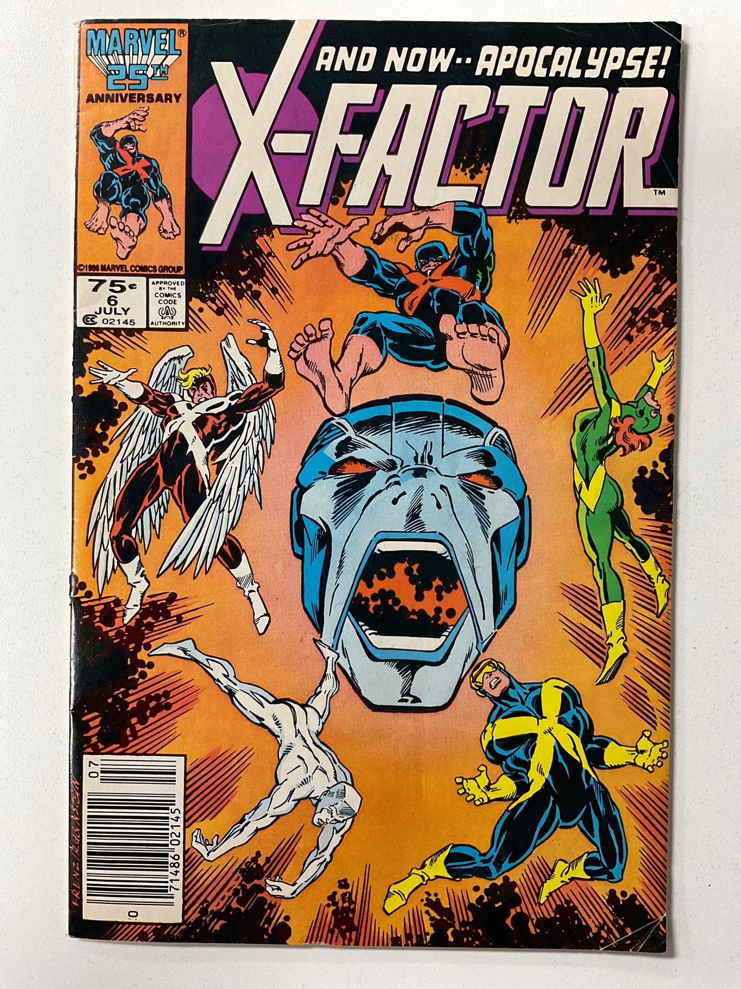 X-Factor (1986) #06 FN/VF Newsstand 1st full Apocalypse
