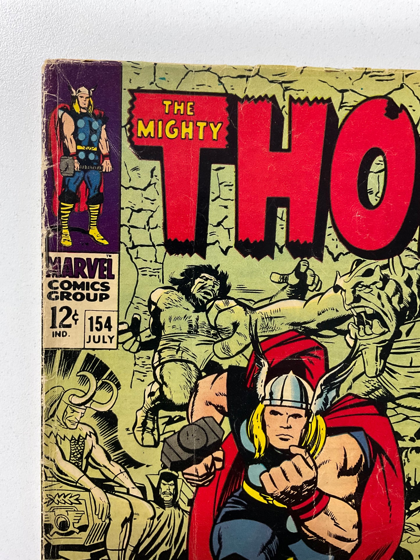 Thor (1966) #154 G Low Grade Jack Kirby Cover