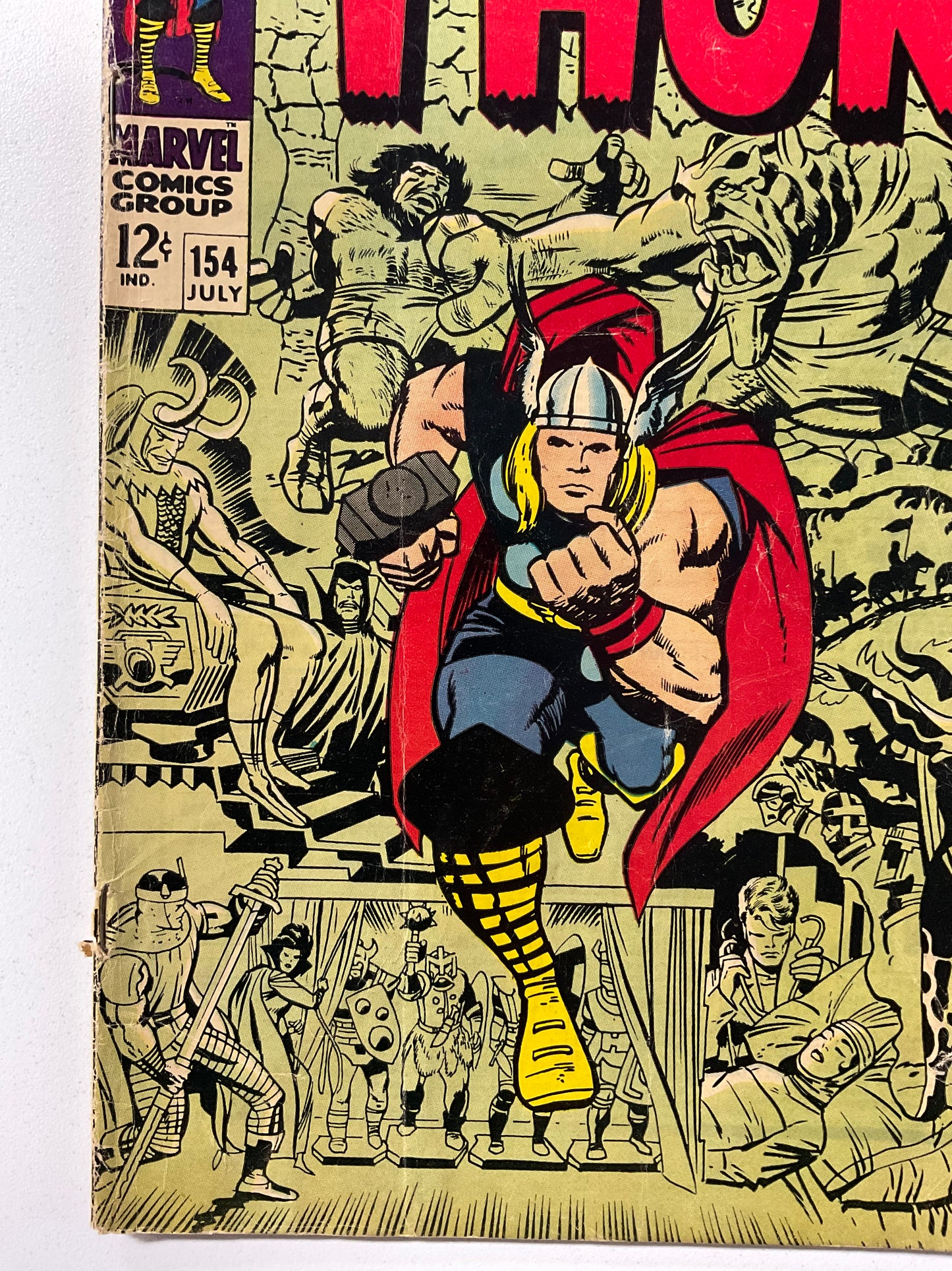 Thor (1966) #154 G Low Grade Jack Kirby Cover