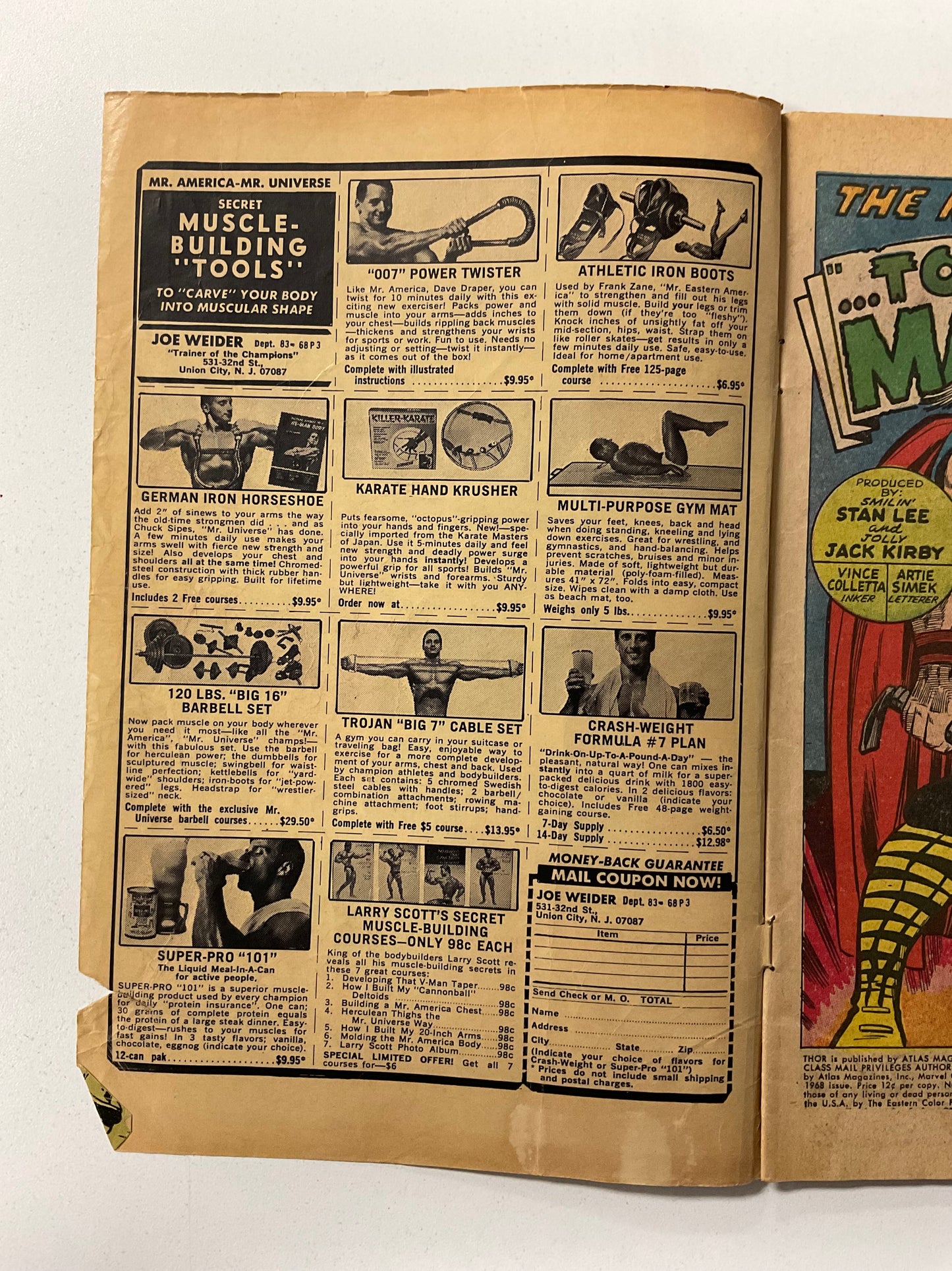 Thor (1966) #154 G Low Grade Jack Kirby Cover