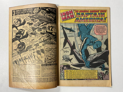 Tales of Suspense (1958) #58 VG- Classic Battle Cap vs Iron Man, 2nd Kraven the Hunter