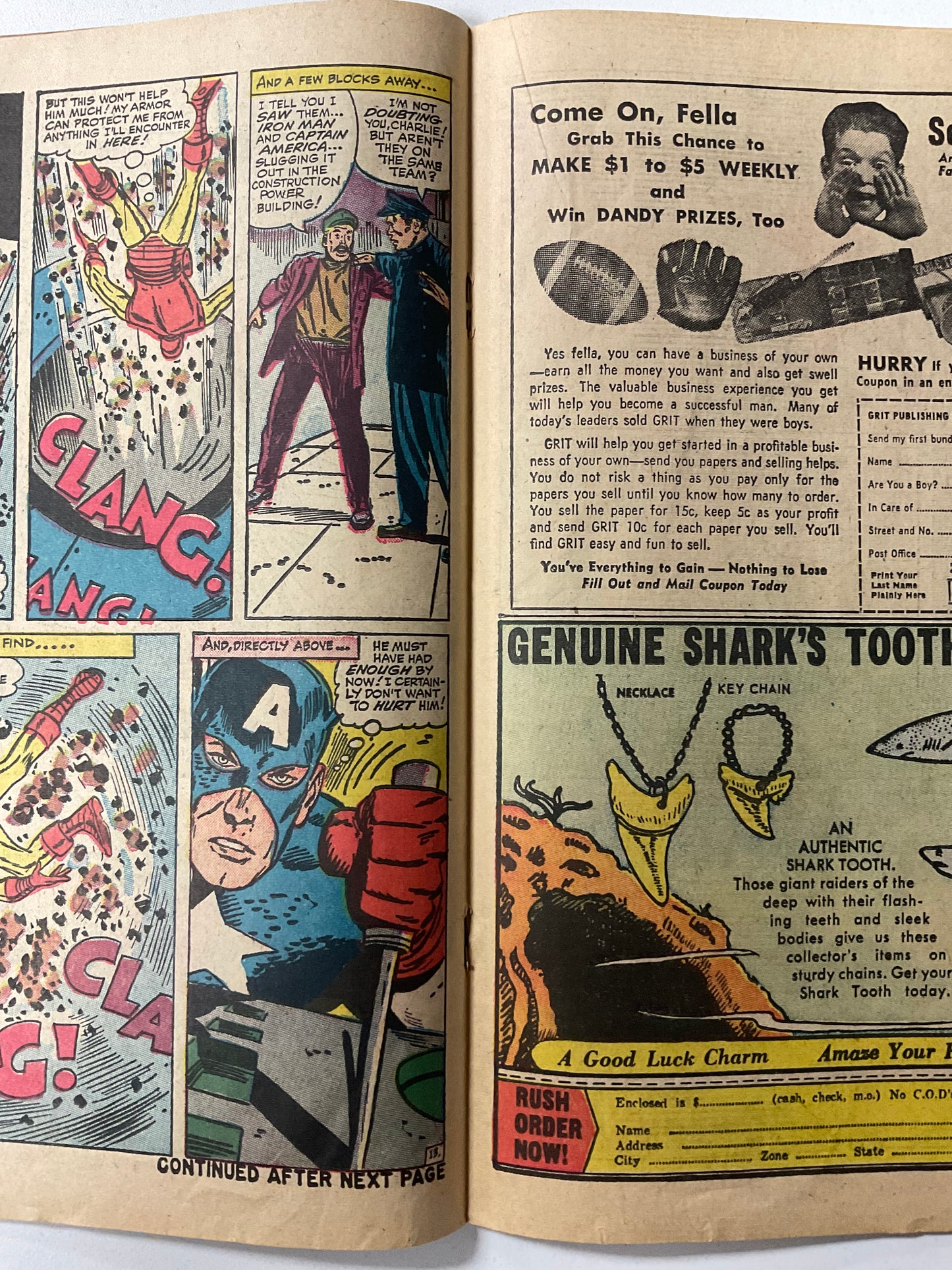 Tales of Suspense (1958) #58 VG- Classic Battle Cap vs Iron Man, 2nd Kraven the Hunter