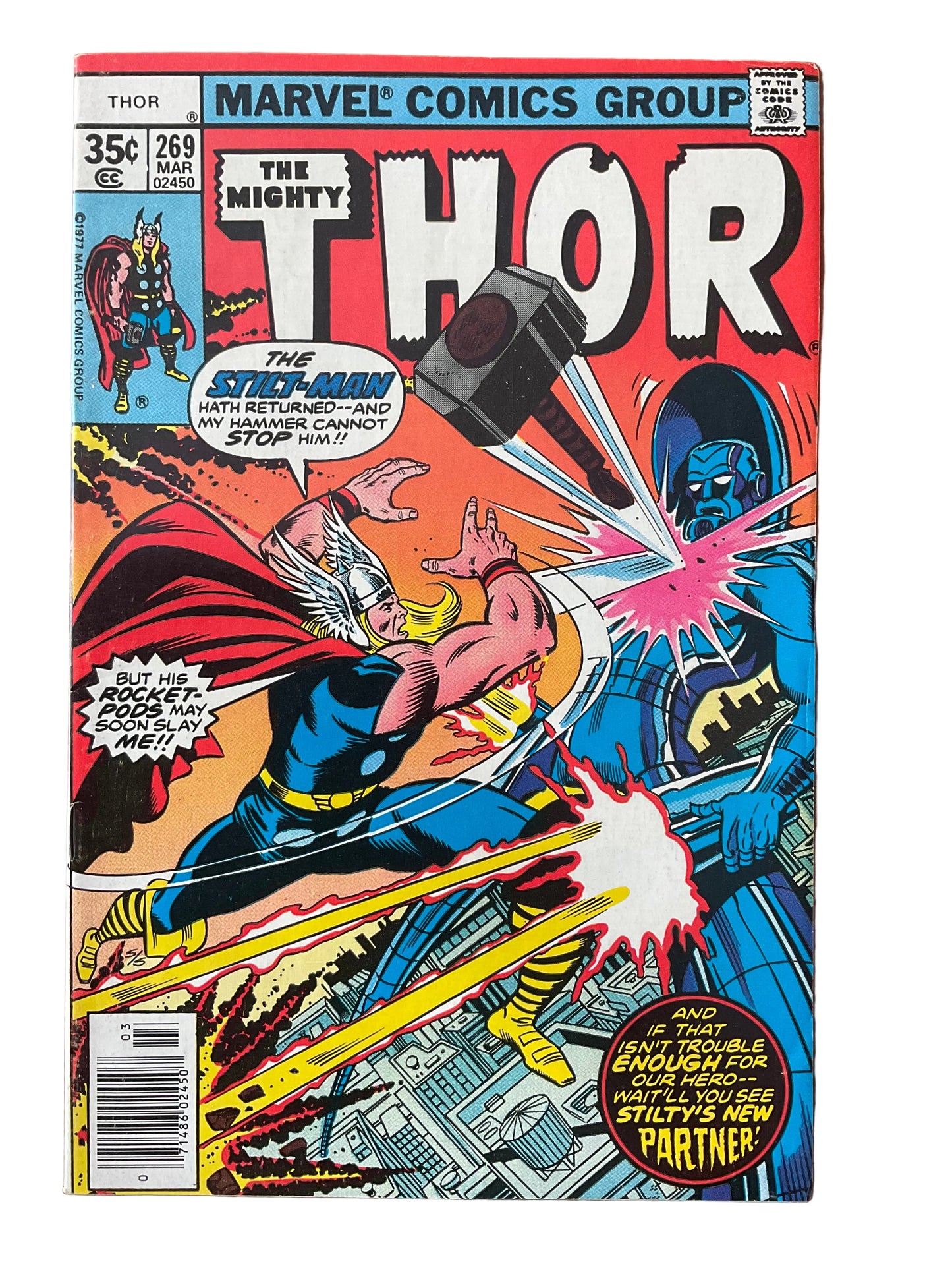 Thor (1966) #269 VF- Newsstand