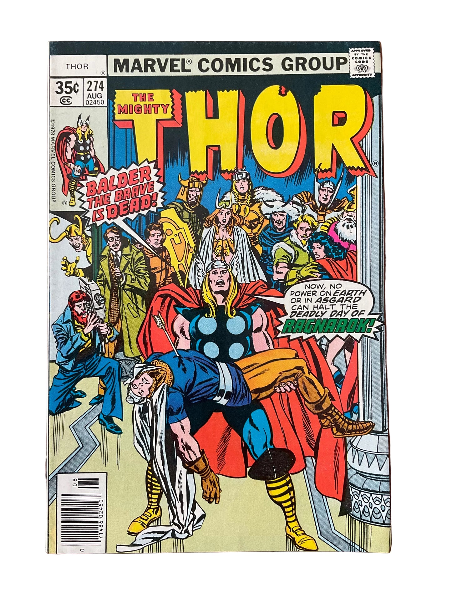 Thor (1966) #274 VF Newsstand 1st appearance of Frigga, Hugin & Munin