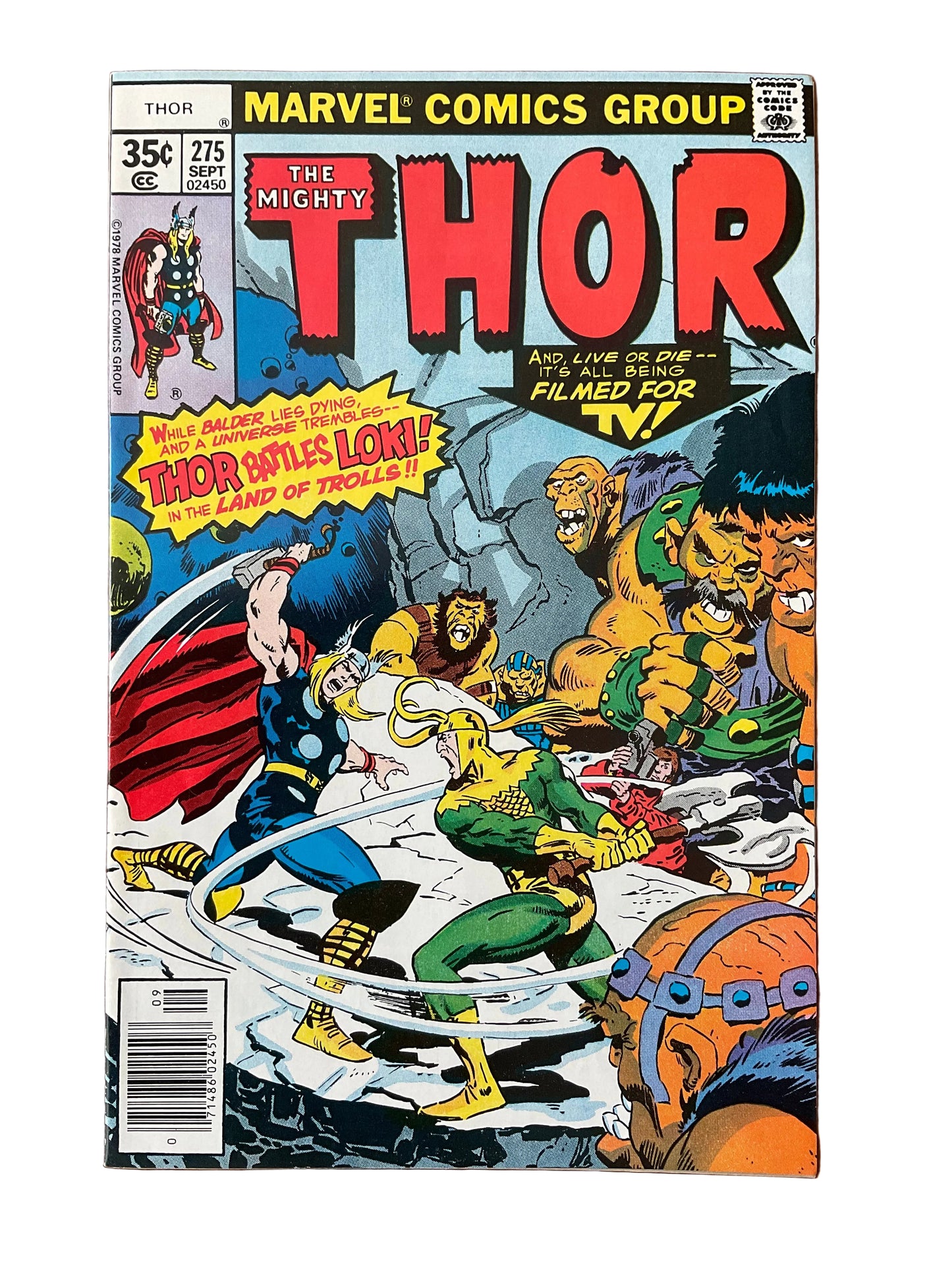 Thor (1966) #275 VF Newsstand 1st Sigyn, 1st Hermod