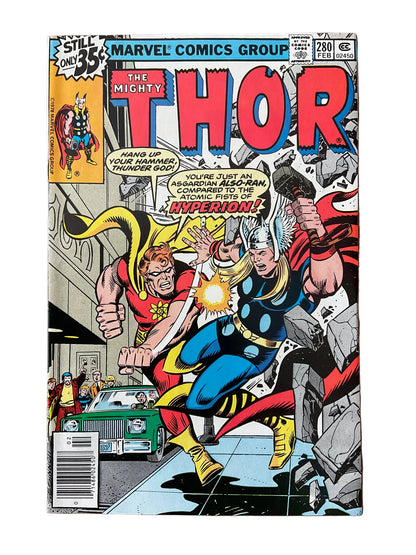 Thor (1966) #280 VF- Newsstand Thor vs Hyperion