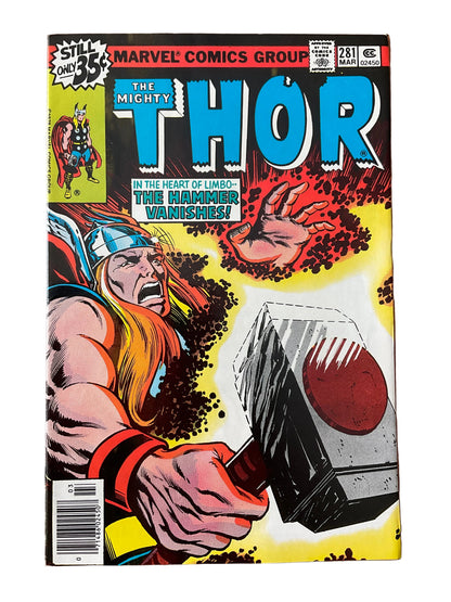 Thor (1966) #281 VF- Newsstand Awesome Cockrum Cover