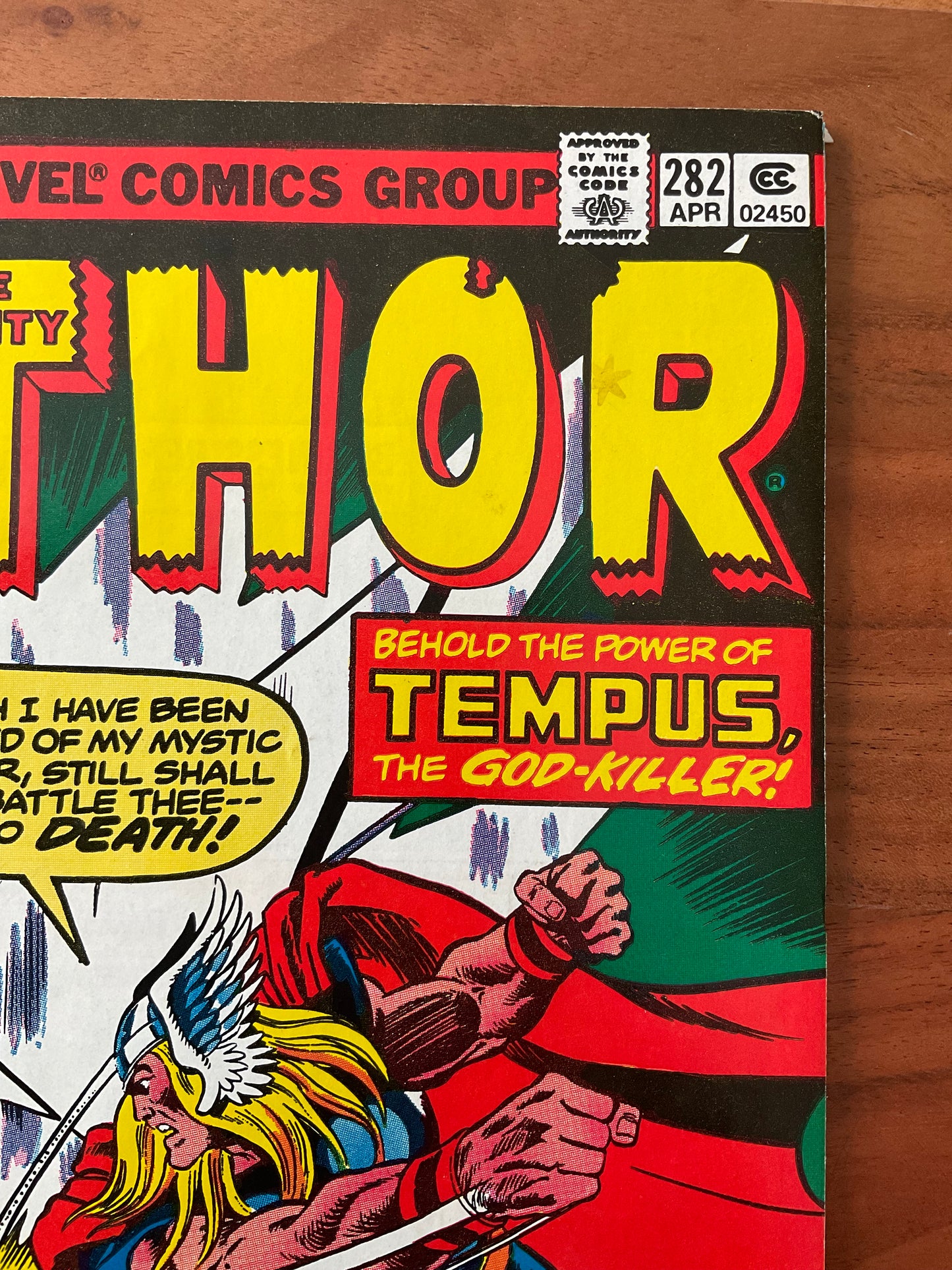 Thor (1966) #282 VF 1st Cameo of Time-Keepers, Mark Jewelers Insert