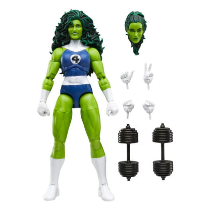 MARVEL LEGENDS RETRO CARD FANTASTIC FOUR SHE-HULK FIGURE