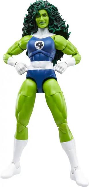 MARVEL LEGENDS RETRO CARD FANTASTIC FOUR SHE-HULK FIGURE