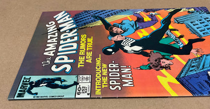 AMAZING SPIDER-MAN (1963) #252 VF+ 1ST BLACK COSTUME IN TITLE NEWSSTAND EDITION