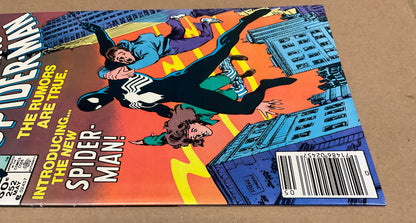 AMAZING SPIDER-MAN (1963) #252 VF+ 1ST BLACK COSTUME IN TITLE NEWSSTAND EDITION