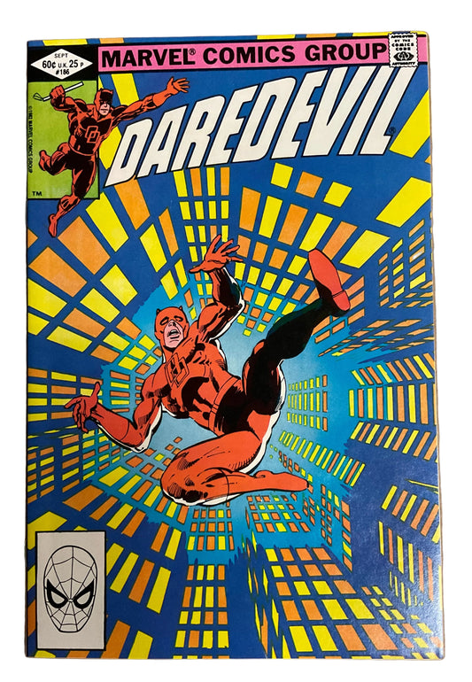 Daredevil (1964) #186 VF/NM Miller Cover