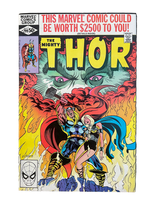 Thor (1966) #299 VF+ Amazing Pollard Cover!