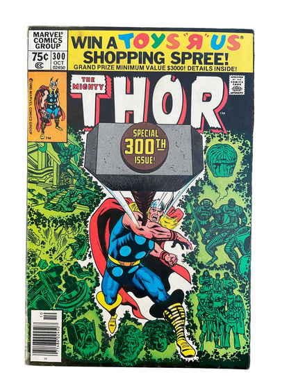 Thor (1966) #300 VF- Origin of Thor, revealed that Gaea is the mother of Thor