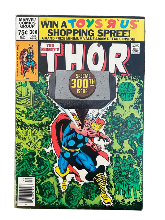 Thor (1966) #300 VF- Origin of Thor, revealed that Gaea is the mother of Thor