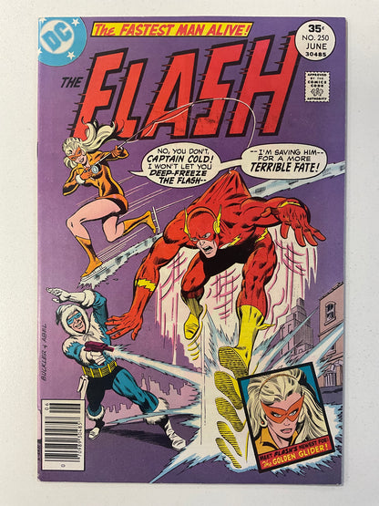 Flash (1959) #250 VF+ 1st Golden Glider, sister of Captain Cold