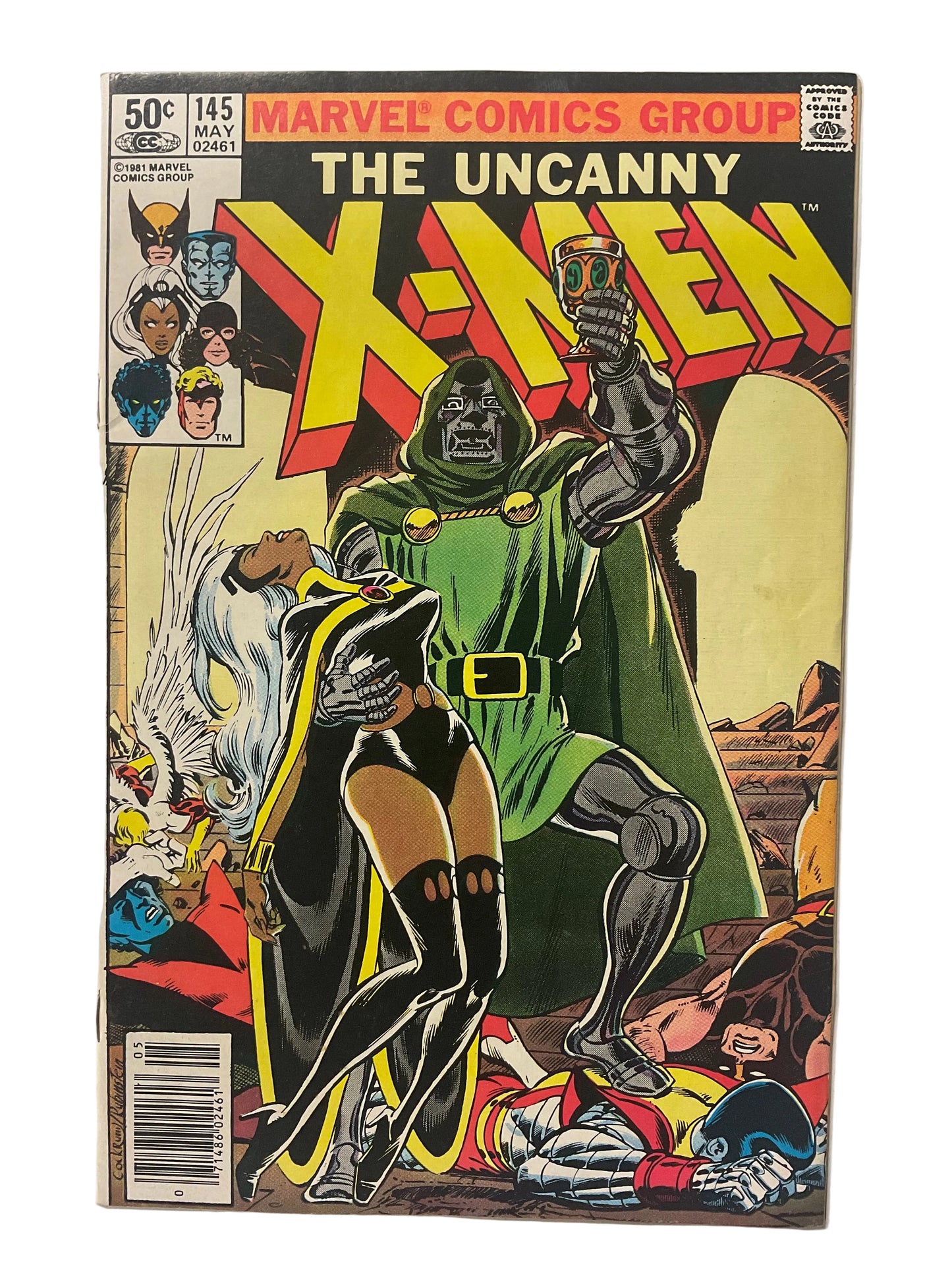 Uncanny X-Men (1980) #145 FN Iconic Cockrum Cover Newsstand Edition