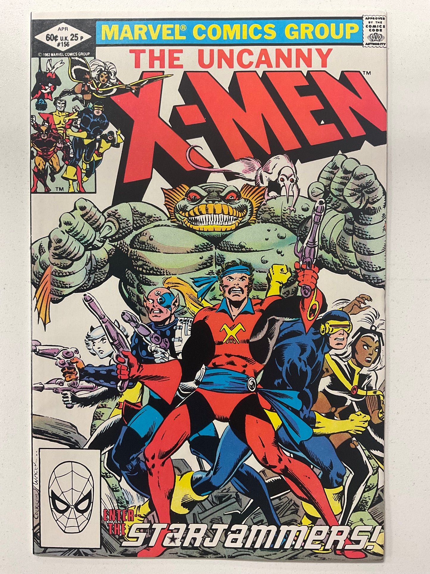 Uncanny X-Men (1980) #156 VF 1st Acanti, Origin of Corsair