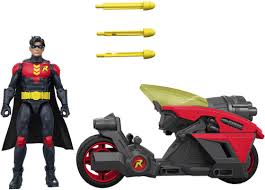 DC PREMIER 6.5" ROBIN & MOTORCYCLE VEHICLE SET