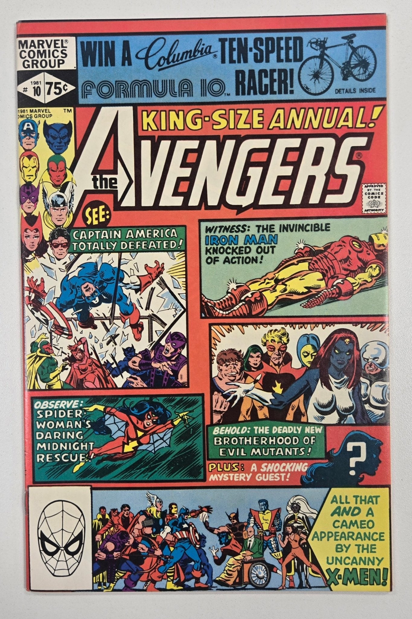 Avengers (1963) Annual 010 NM - 1st app. Of Rogue (X - Men Key) - Infinite Collectibles