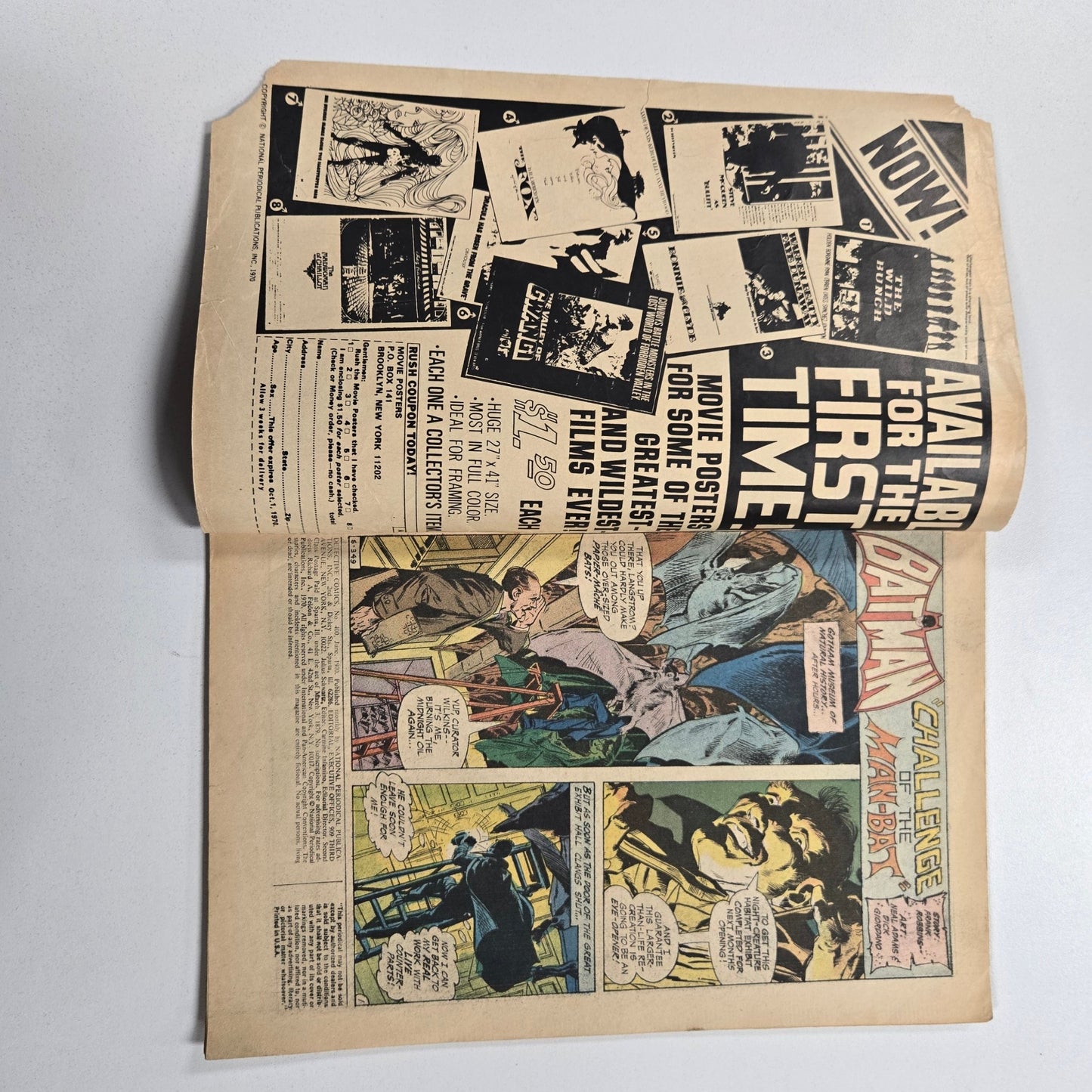 Detective Comics (1937) 400 PR 1.0 - 1st app. Man - Bat - Infinite Collectibles